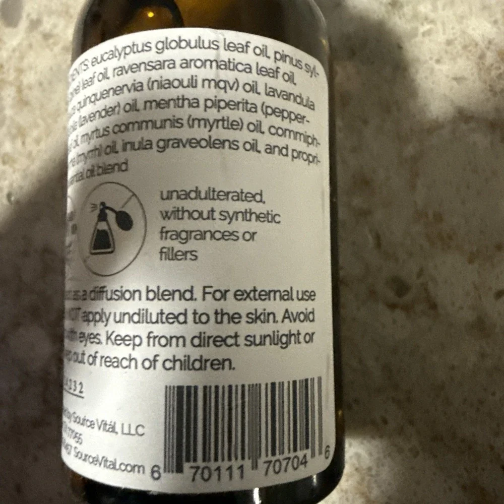 Source Vital‎ Apothecary Respiratory Essential Oil Blend 2.03 Fl Oz